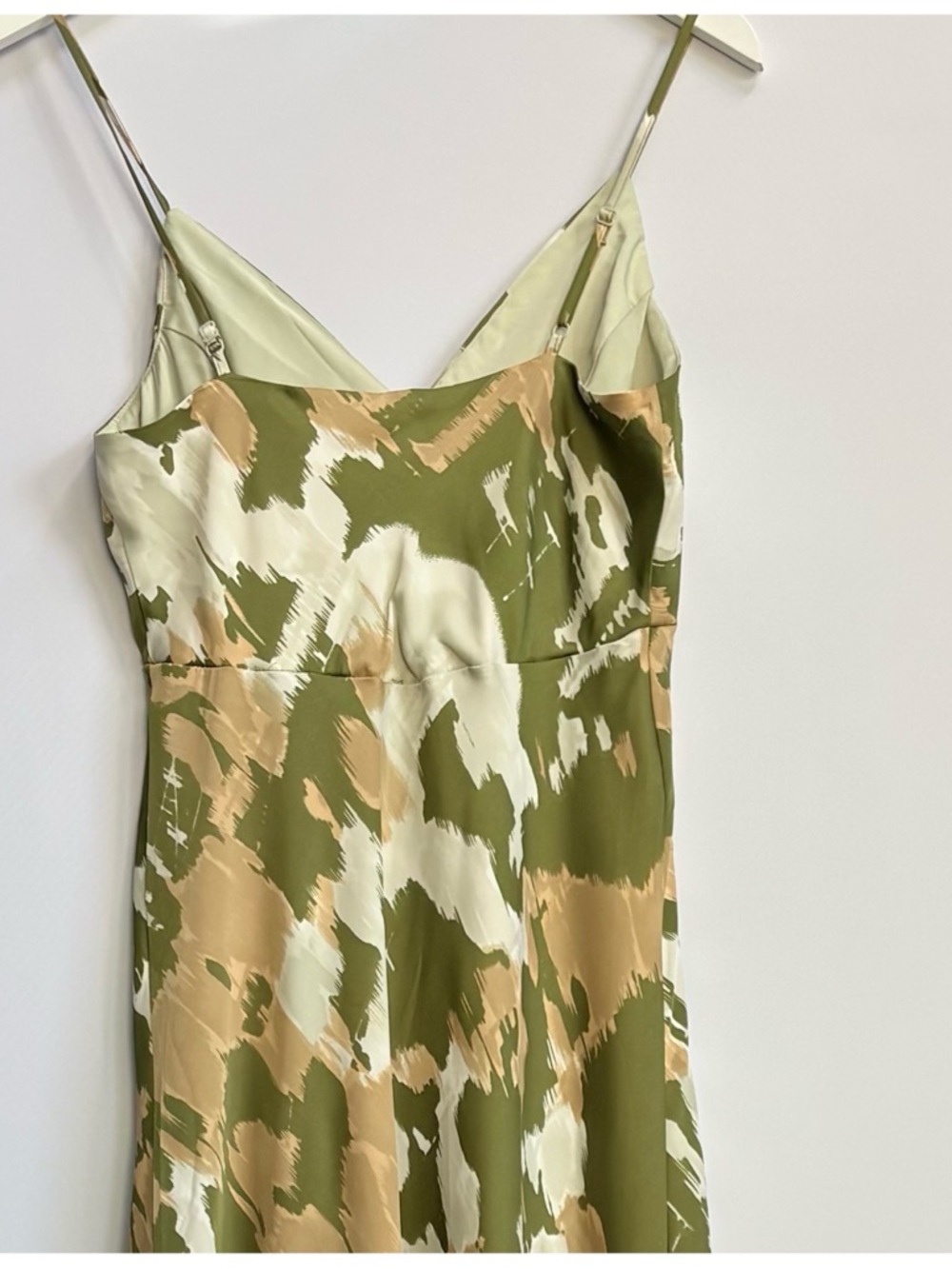 NWT Anthropologie Sleeveless V-Neck Slip Midi Dress, S - Picture 10 of 12